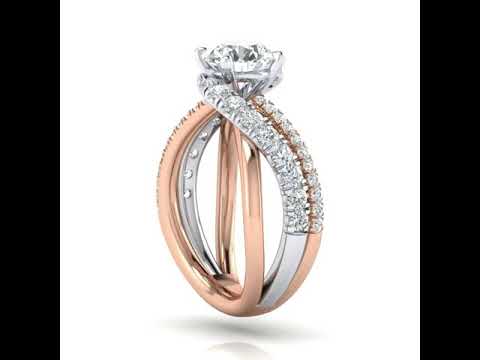 Gabriel's Zaira Engagement Ring with a Large Three Carat Oval Center – Ben  Garelick