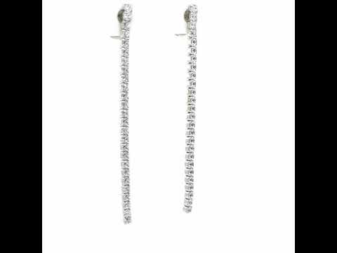 Lafonn Linear Simulated Diamond Drop Dangle Earrings Ben Garelick