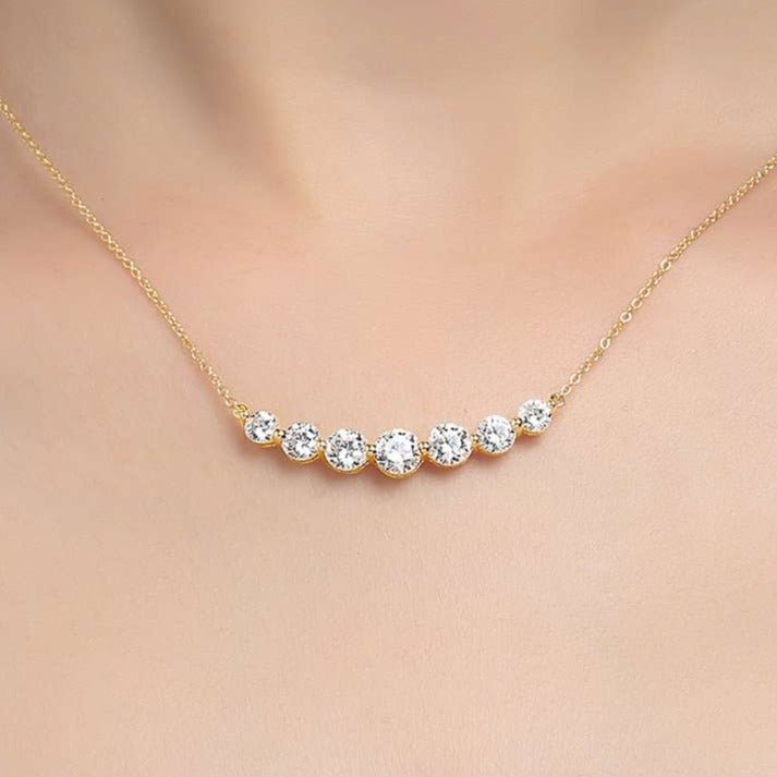 Gold Plated Solitaire Necklace