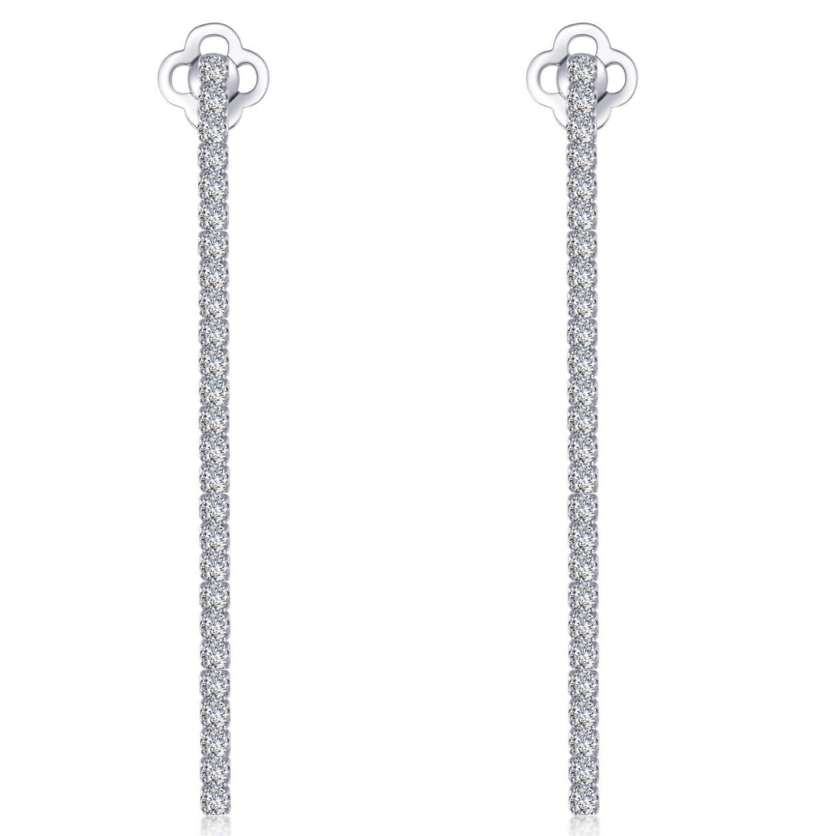 Lafonn Linear Simulated Diamond Drop Dangle Earrings Ben Garelick