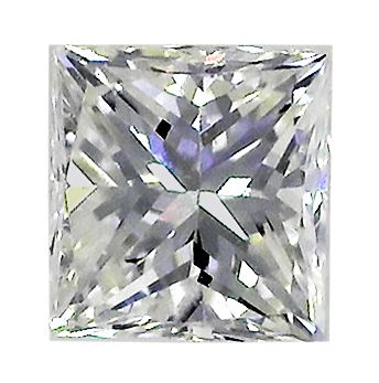 104058752019 - 0.36 ct princess AGS certified Loose diamond, J color | VS1 clarity