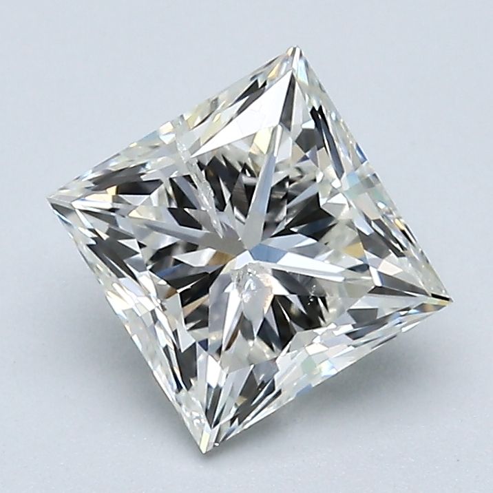 1418778189 - 1.47 ct princess GIA certified Loose diamond, J color | I2 clarity