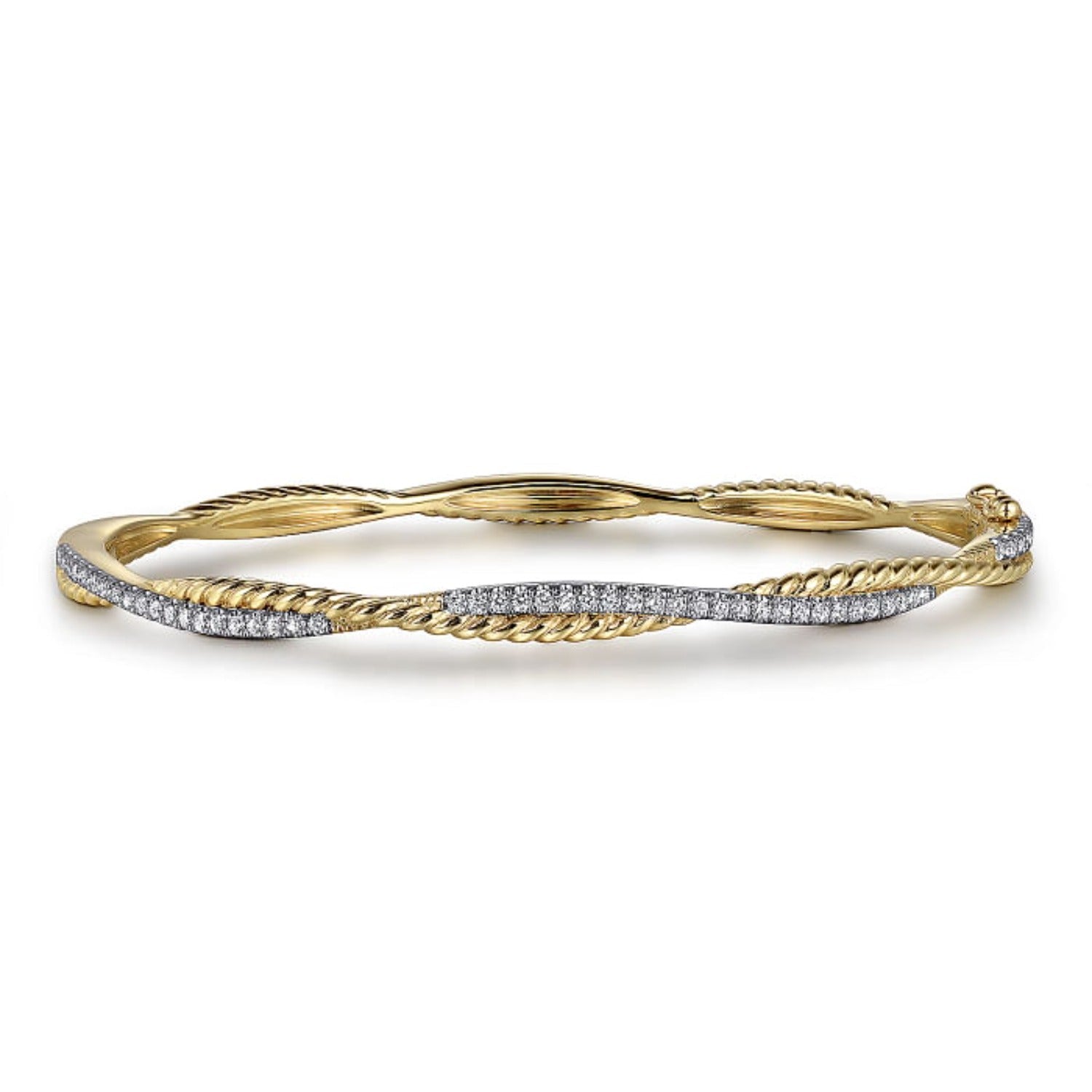 Factory 14K Gold Twist Bracelet - Size 7.75