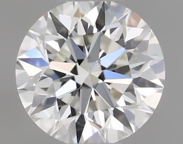 240000104897 - 0.26 ct round HRD certified Loose diamond, H color | IF clarity | EX cut