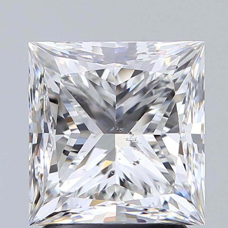 2446119059- 2.20 ct princess GIA certified Loose diamond, E color | SI1 clarity