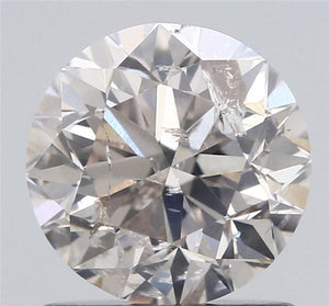 519261945- 1.00 ct round IGI certified Loose diamond, K color | I1 clarity | VG cut