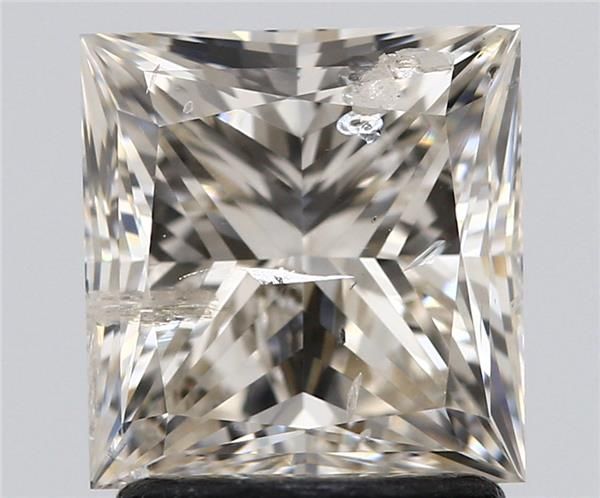 530201827- 2.00 ct princess IGI certified Loose diamond, K color | I1 clarity | VG cut