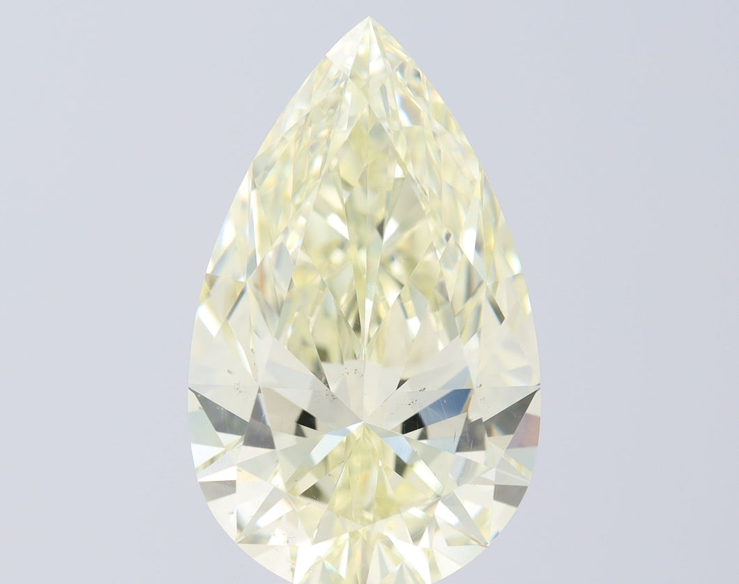 577373395- 3.53 ct pear IGI certified Loose diamond, L color | VS2 clarity | EX cut