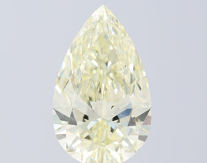 577373395- 3.53 ct pear IGI certified Loose diamond, L color | VS2 clarity | EX cut