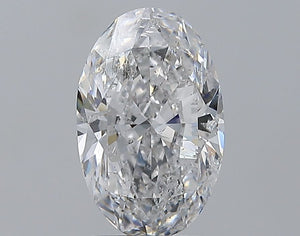 602319522- 2.00 ct oval IGI certified Loose diamond, D color | SI2 clarity | VG cut