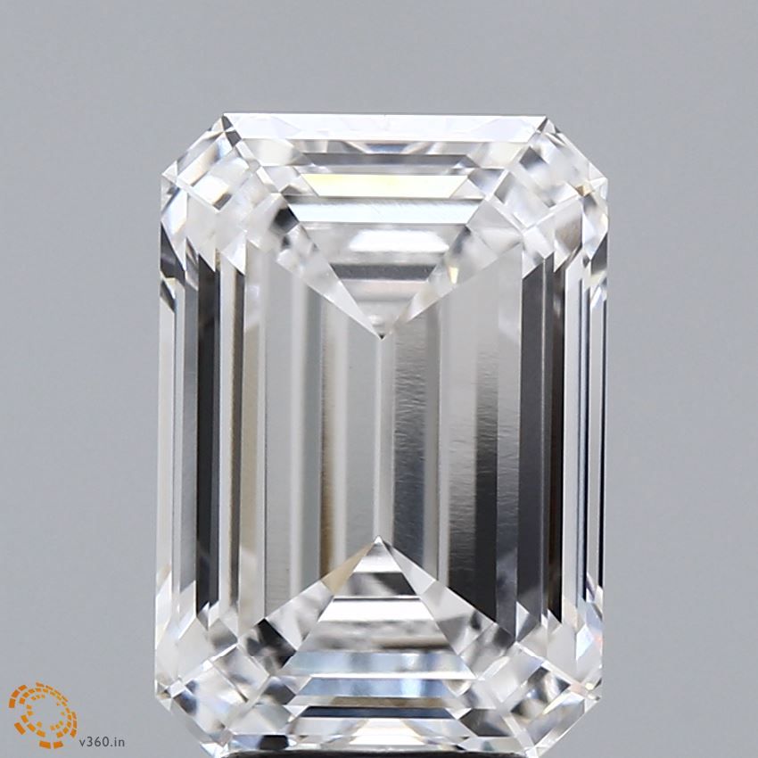 632474499- 4.52 ct emerald IGI certified Loose diamond, E color | VVS2 clarity