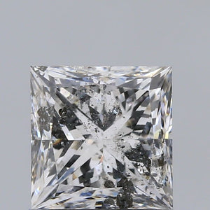 6412233019 - 1.00 ct princess GIA certified Loose diamond, I color | I2 clarity