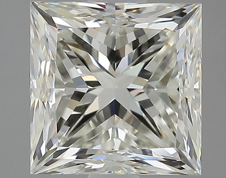 6471537182- 3.00 ct princess GIA certified Loose diamond, J color | VS2 clarity | GD cut