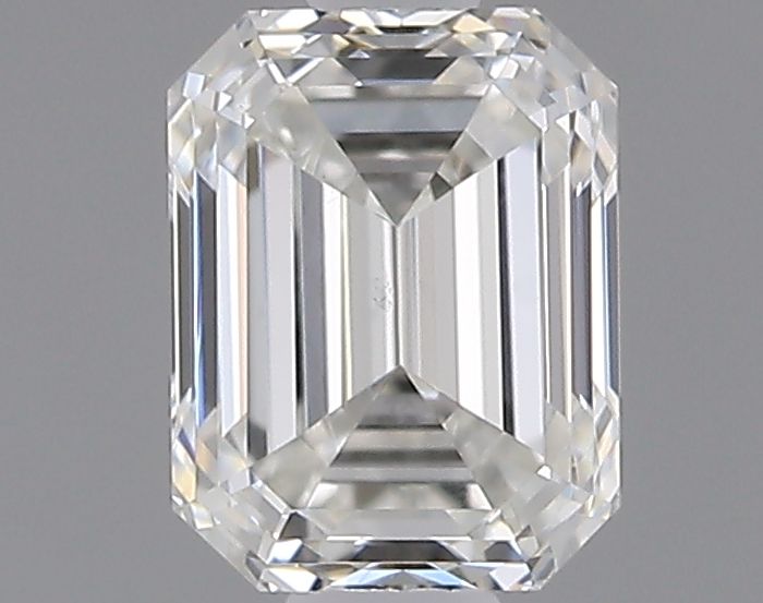 6475809491- 0.40 ct emerald GIA certified Loose diamond, H color | SI1 clarity | GD cut