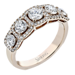 Load image into Gallery viewer, Simon G. Five Stone Diamond &quot;Halo&quot; Anniversary Ring
