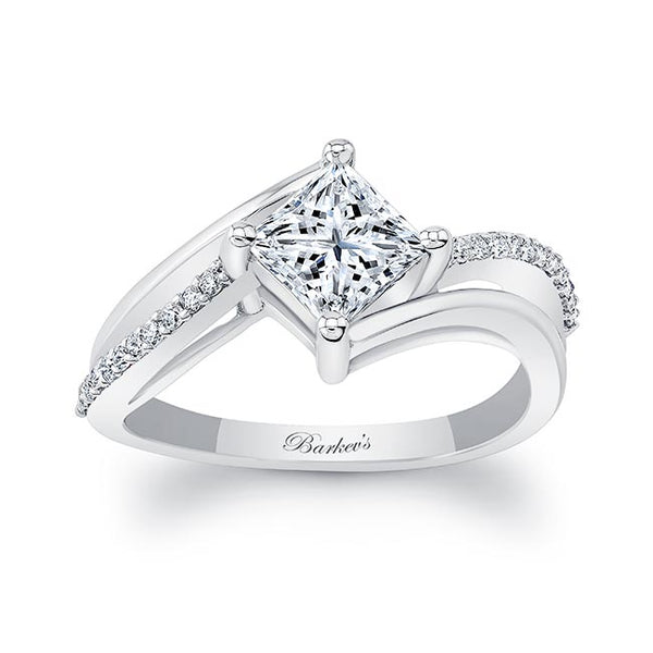 Barkev's Compass Set Princess Cut Diamond Engagement Ring - 8274L – Ben ...