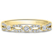 Load image into Gallery viewer, Kirk Kara Yellow Gold &quot;Lori&quot; Split Shank Bezel Set Diamond Engagement Ring Front View
