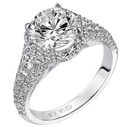 Artcarved "Wanda" Enchanted Diamond Halo Engagement Ring