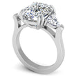 Load image into Gallery viewer, Ben Garelick 5 Carat Elongated Cushion Cut Catherine Three Stone Diamond Engagement Ring
