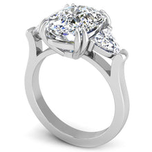 Load image into Gallery viewer, Ben Garelick 5 Carat Elongated Cushion Cut Catherine Three Stone Diamond Engagement Ring
