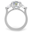 Load image into Gallery viewer, Ben Garelick 5 Carat Elongated Cushion Cut Catherine Three Stone Diamond Engagement Ring
