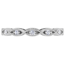 Load image into Gallery viewer, Ben Garelick Briony Milgrain Petal Diamond Wedding Ring
