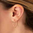 Load image into Gallery viewer, Ben Garelick Classic Gold 3/4 Inch Hoop Earrings
