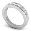 Load image into Gallery viewer, Ben Garelick Elara Princess Cut Channel Set Wide Diamond Wedding Band
