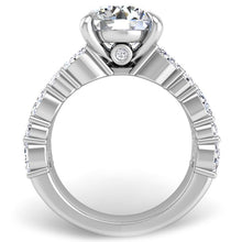 Load image into Gallery viewer, Ben Garelick Halley Three Row Marquise &amp; Round Cut Diamond Engagement Ring
