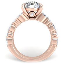 Load image into Gallery viewer, Ben Garelick Halley Three Row Marquise &amp; Round Cut Diamond Engagement Ring
