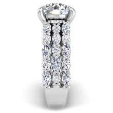 Load image into Gallery viewer, Ben Garelick Halley Three Row Marquise &amp; Round Cut Diamond Engagement Ring
