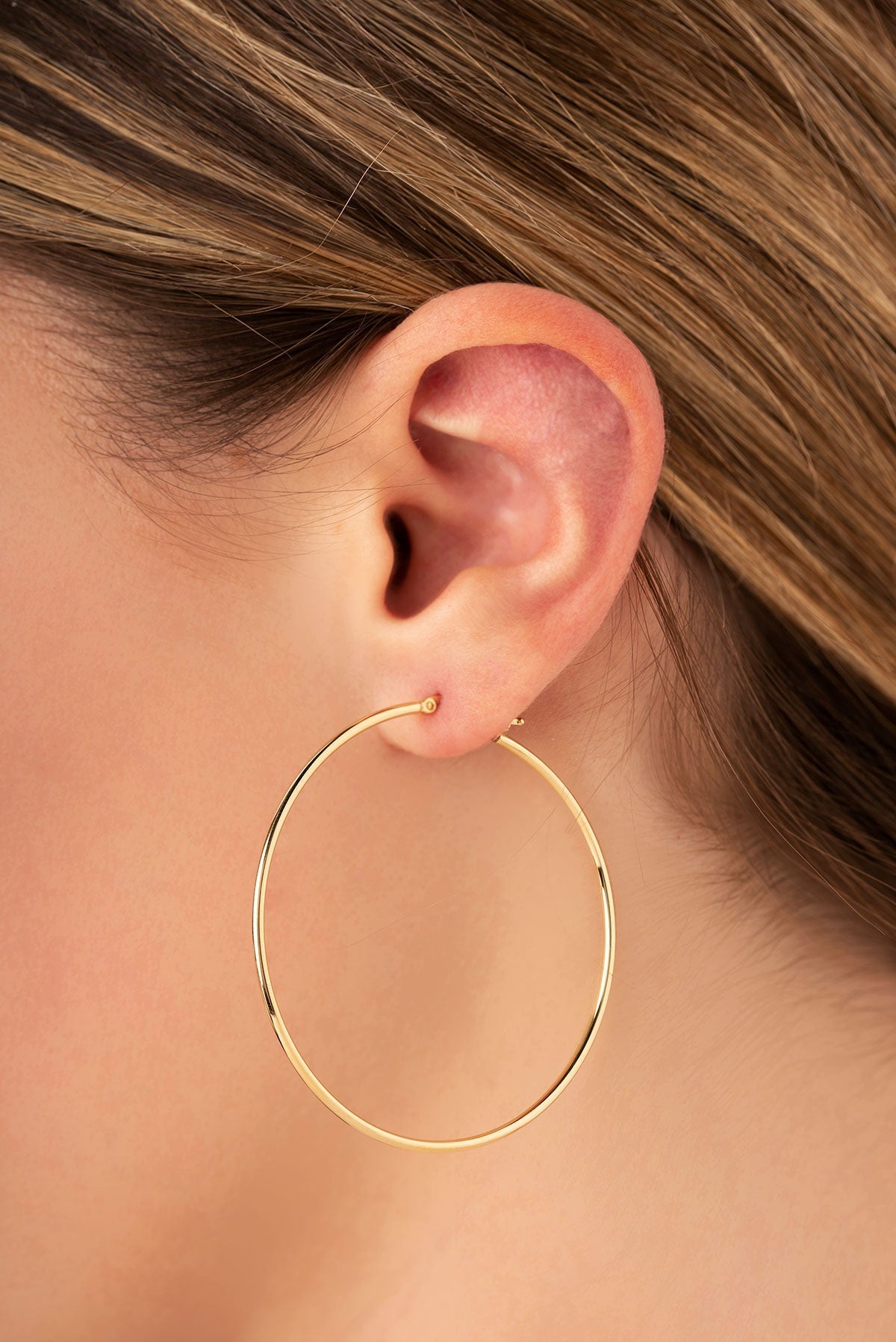 Large 14k gold earrings online