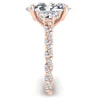 Load image into Gallery viewer, Ben Garelick Phoebe Oval Cut Three Stone Twist Diamond Engagement Ring
