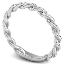 Load image into Gallery viewer, Ben Garelick Phoebe Pave Diamond Twist Wedding Ring
