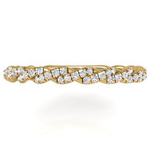 Load image into Gallery viewer, Ben Garelick Phoebe Pave Diamond Twist Wedding Ring
