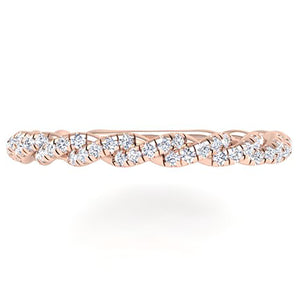 Ben Garelick Phoebe Pave Diamond Twist Wedding Ring