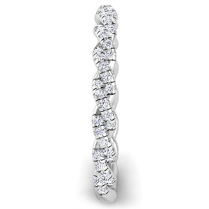 Ben Garelick Phoebe Pave Diamond Twist Wedding Ring