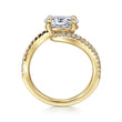 Load image into Gallery viewer, Gabriel &amp; Co. &quot;Aiva&quot; East - West Bypass Diamond Engagement Ring
