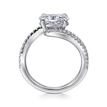 Load image into Gallery viewer, Gabriel &amp; Co. &quot;Aiva&quot; East - West Bypass Diamond Engagement Ring
