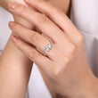 Load image into Gallery viewer, Gabriel &amp; Co. &quot;Aiva&quot; East - West Bypass Diamond Engagement Ring
