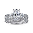 Load image into Gallery viewer, Gabriel &amp; Co. Alanna Twisted Oval Three Stone Diamond Engagement Ring
