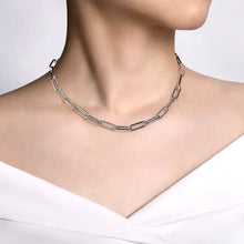 Load image into Gallery viewer, Gabriel &amp; Co. Bujukan Oval Link Chain Necklace with Bujukan Stations
