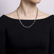 Load image into Gallery viewer, Gabriel &amp; Co. Bujukan Oval Link Chain Necklace with Bujukan Stations
