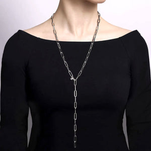 Gabriel & Co. Bujukan Oval Link Chain Necklace with Bujukan Stations