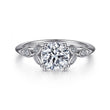 Load image into Gallery viewer, Gabriel &amp; Co. Celia Leaf Style Diamond Engagement Ring
