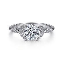 Load image into Gallery viewer, Gabriel &amp; Co. Celia Leaf Style Diamond Engagement Ring
