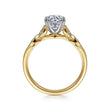 Load image into Gallery viewer, Gabriel &amp; Co. Celia Leaf Style Diamond Engagement Ring
