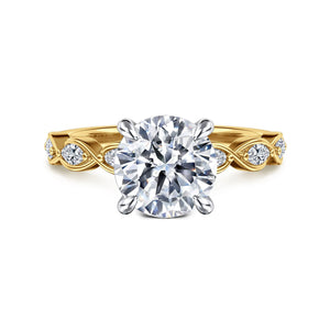 Gabriel & Co. Claudia East - West Set Marquise Diamond Engagement Ring