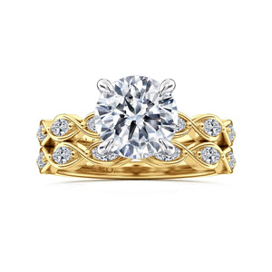 Gabriel & Co. Claudia East - West Set Marquise Diamond Engagement Ring