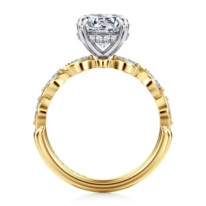 Gabriel & Co. Claudia East - West Set Marquise Diamond Engagement Ring